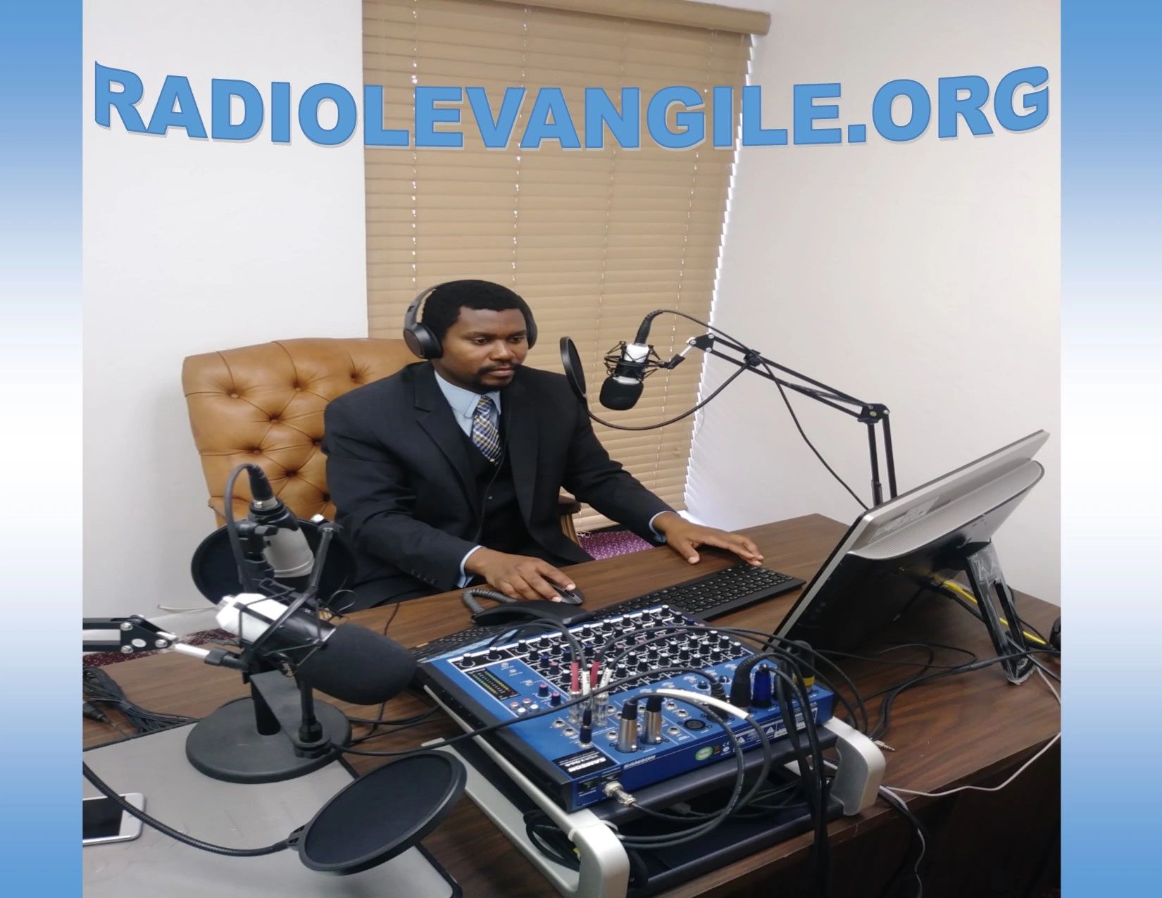 Radio L'Evangile broadcast studio